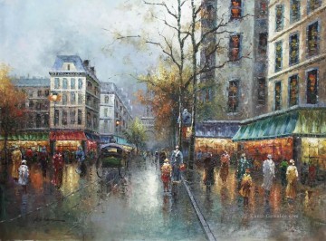 st085B Impressionismus Paris Szenen Ölgemälde